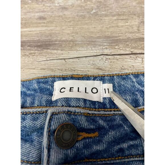 Cello Jeans High Rise Straight Leg Women’s Junior’s Size 11 - Picture 2 of 6